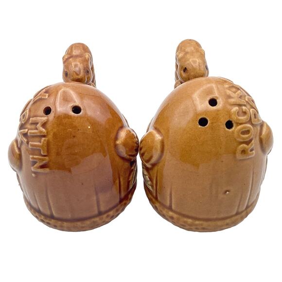 Vintage Salt & Pepper Shakers: Rocky Mountain SQUIRRELS and ACORNS Ceramic Set - Picture 5 of 6